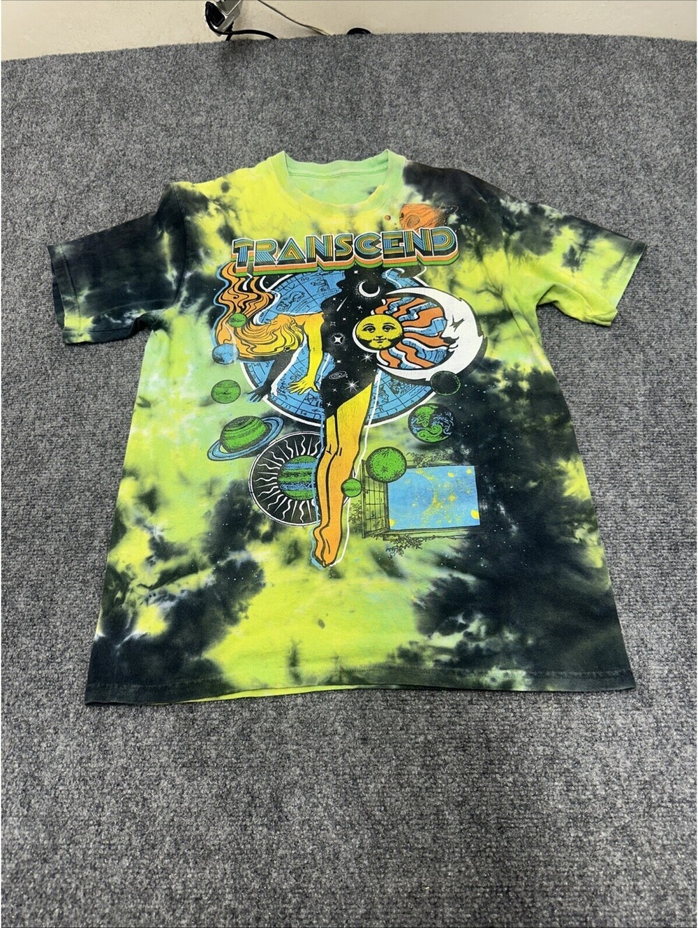 Liquid Blue 2018 Transcend Psychedelic Trippy Fantasy Green Smoky Tie Dye